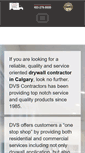 Mobile Screenshot of dvscontractors.com